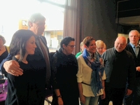 Ellen Hermans, Jan Jambon, Hilde Van der Auwera, Iris De Wever en Frans Bastiaens